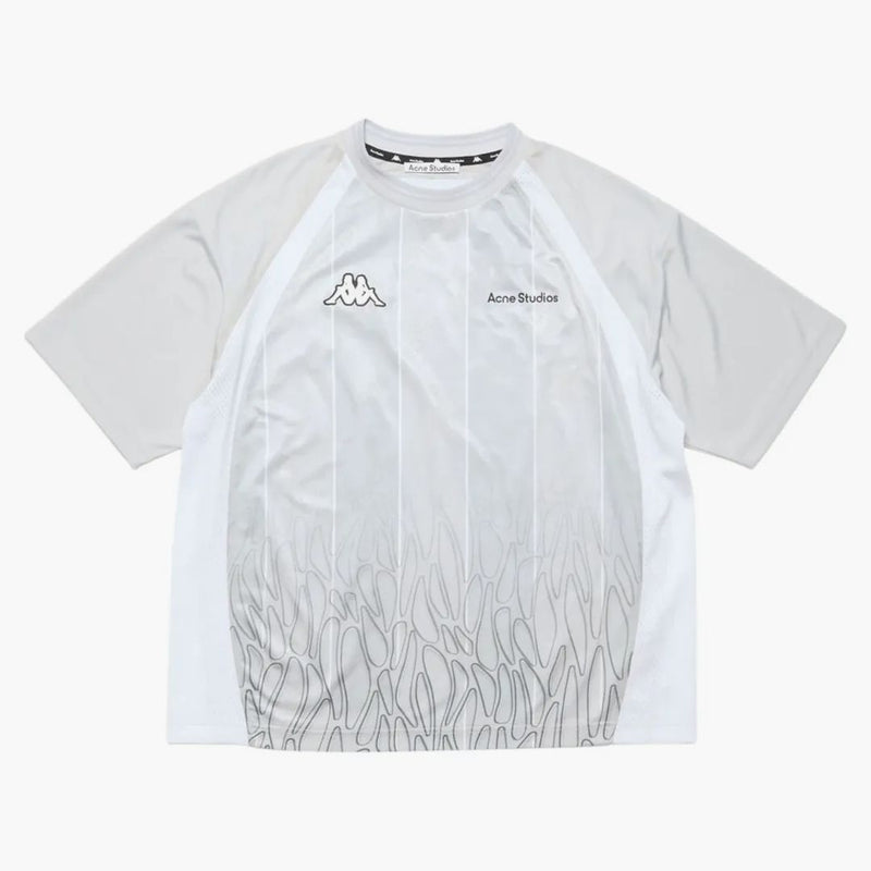 Acne Studios X Kappa Logo T-shirt Grey/dark Grey