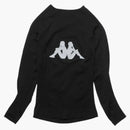 Acne Studios X Kappa Long Sleeve Logo T-shirt Black