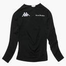 Acne Studios X Kappa Long Sleeve Logo T-shirt Black