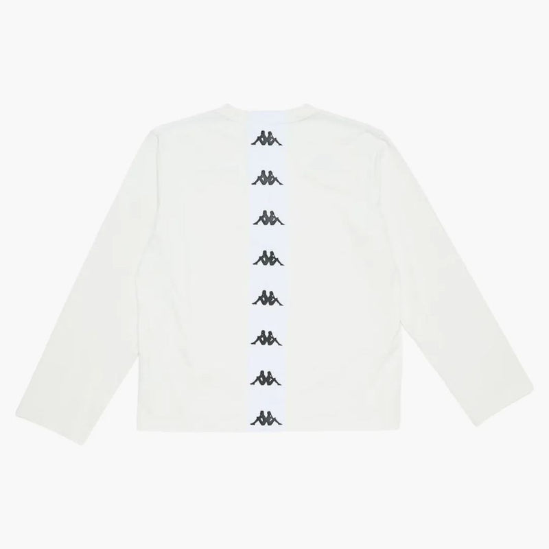 Acne Studios X Kappa Long Sleeve Logo T-shirt White