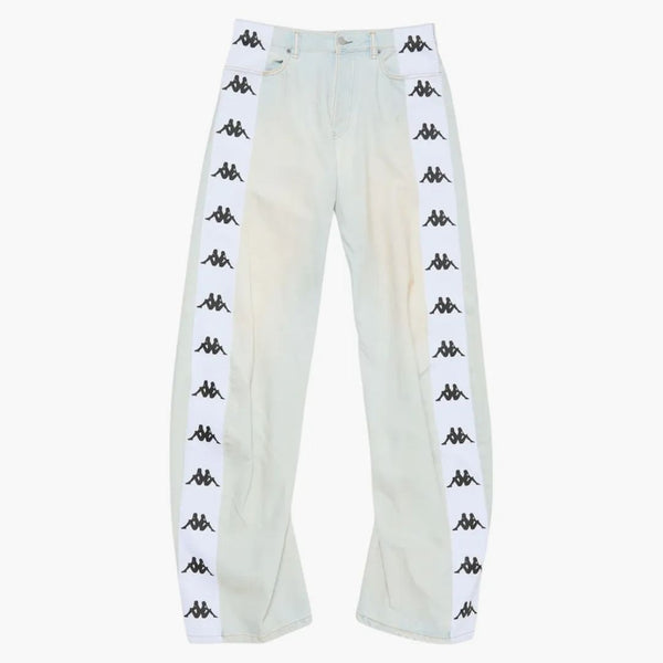 Acne Studios X Kappa Loose Fit 2006f Jeans Light Wash