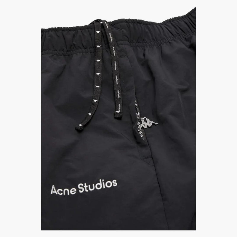 Acne Studios X Kappa Relaxed Fit Shorts Black