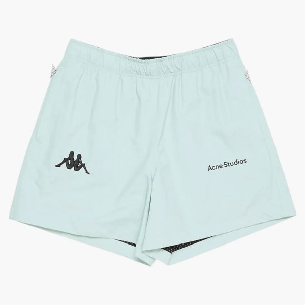 Acne Studios X Kappa Relaxed Fit Shorts Light Blue