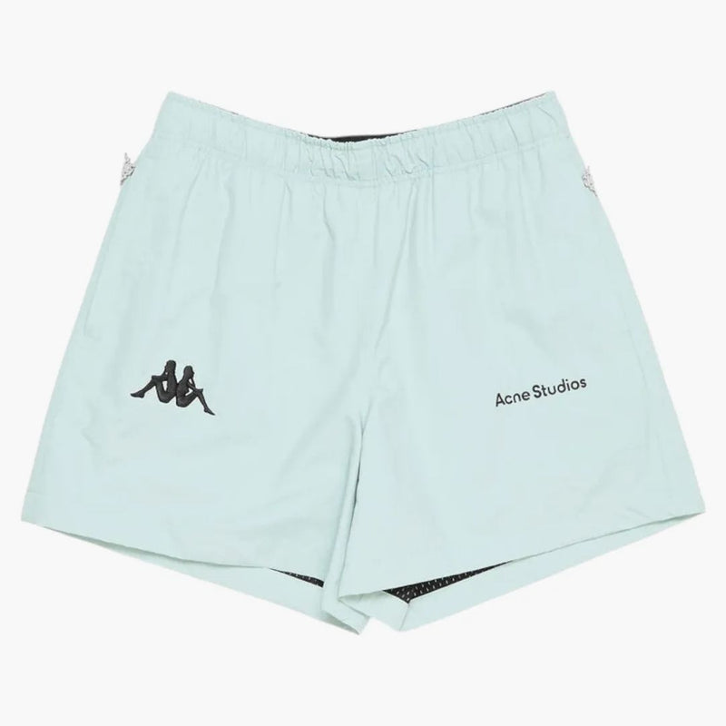 Acne Studios X Kappa Relaxed Fit Shorts Light Blue