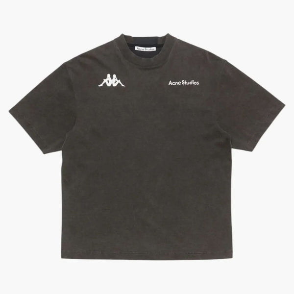 Acne Studios X Kappa Short Sleeve Logo T-shirt Black