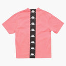 Acne Studios X Kappa Short Sleeve Logo T-shirt Neon Pink