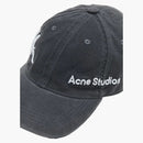 Acne Studios X Kappa Twill Logo Cap Black/white