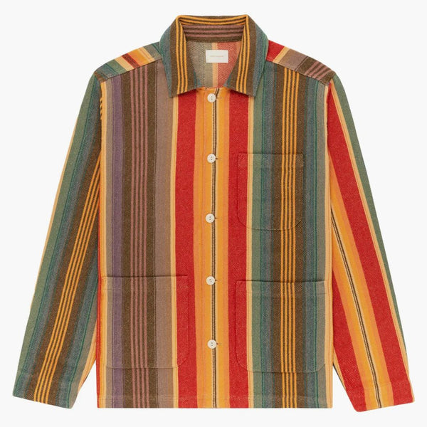 Aime Leon Dore Breaket Stripe Chore Shirt Multi