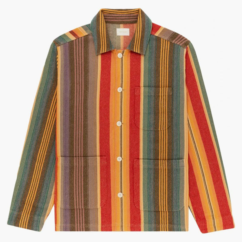 Aime Leon Dore Breaket Stripe Chore Shirt Multi