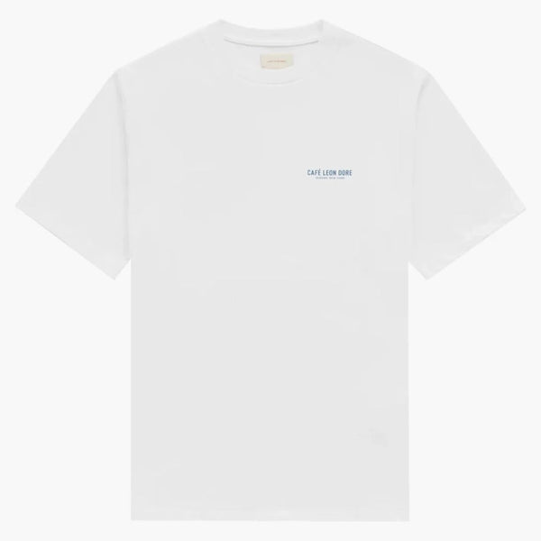 Aime Leon Dore Cafe Leon Dore Logo Tee White