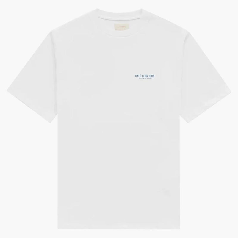 Aime Leon Dore Cafe Leon Dore Logo Tee White
