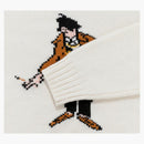 Aime Leon Dore Caricature Knit Sweater Cream