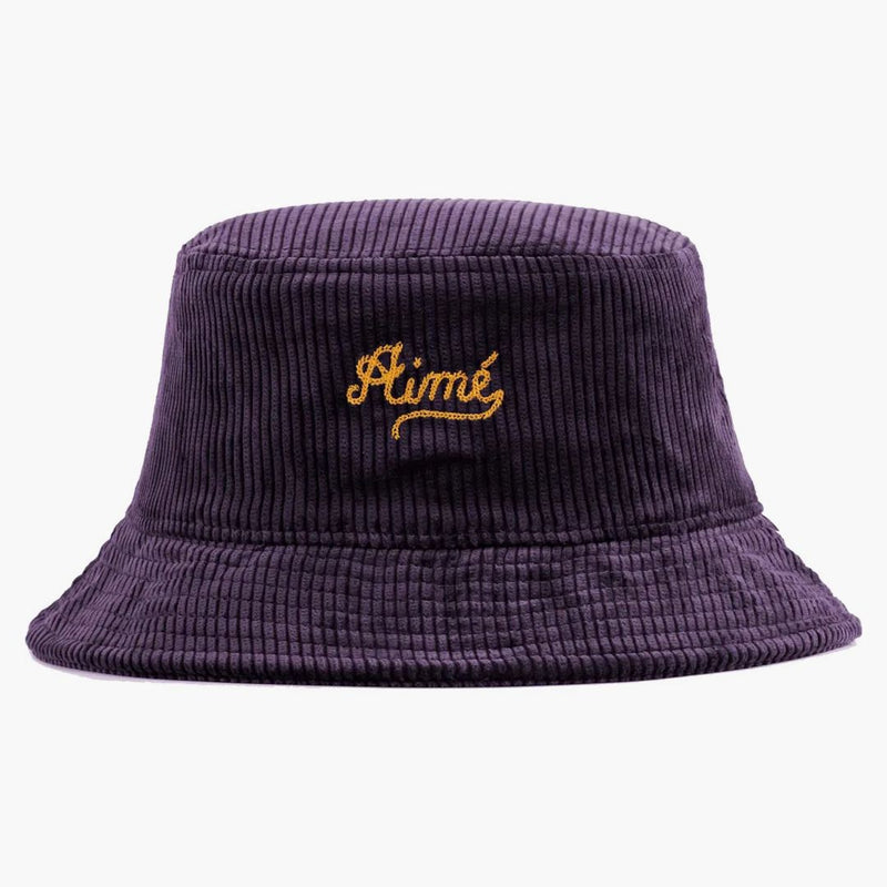 Aime Leon Dore Chain Stitch Bucket has Purple