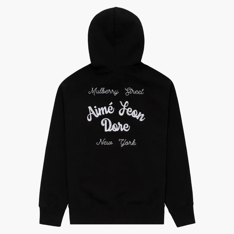 Aime Leon Dore Chain Stitch Hoodie Black