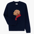 Aime Leon Dore Collegiate Buddy Knit Sweater Blue