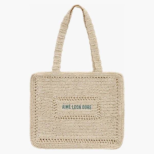 Aime Leon Dore Crochet Dead Bag Beige
