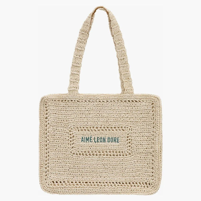 Aime Leon Dore Crochet Dead Bag Beige