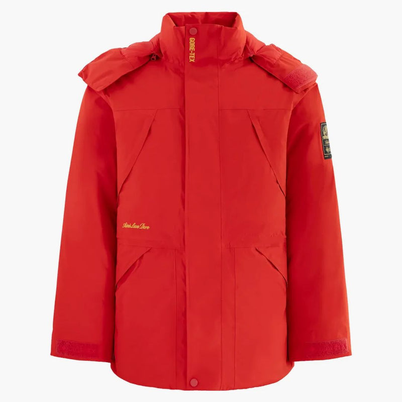 Aime leon dore gore-tex dolů naplněná parka červená