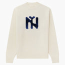 Aime Leon Dore Intarsia Knit New York Sweater Cream