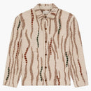Aime Leon Dore Jacquard Knit Overshirt Beige