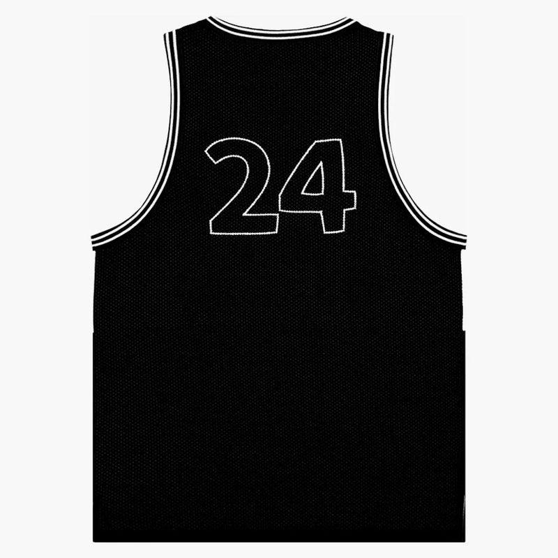 Aime Leon Dore Knit Basketball Jersey Black