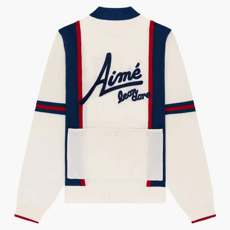 Aime Leon Dore Knit Long-sleeve Cycling Jersey Cream