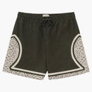 Aime Leon Dore Lace Linen Basketball Short Green