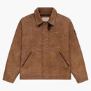 Aime Leon Dore Leather Aviator bunda hnědá