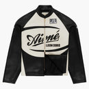 Aime Leon Dore Leather Café Racer bunda černá/bílá