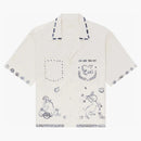 Aime Leon Dore Lesvos Cropped Camp Shirt Cream