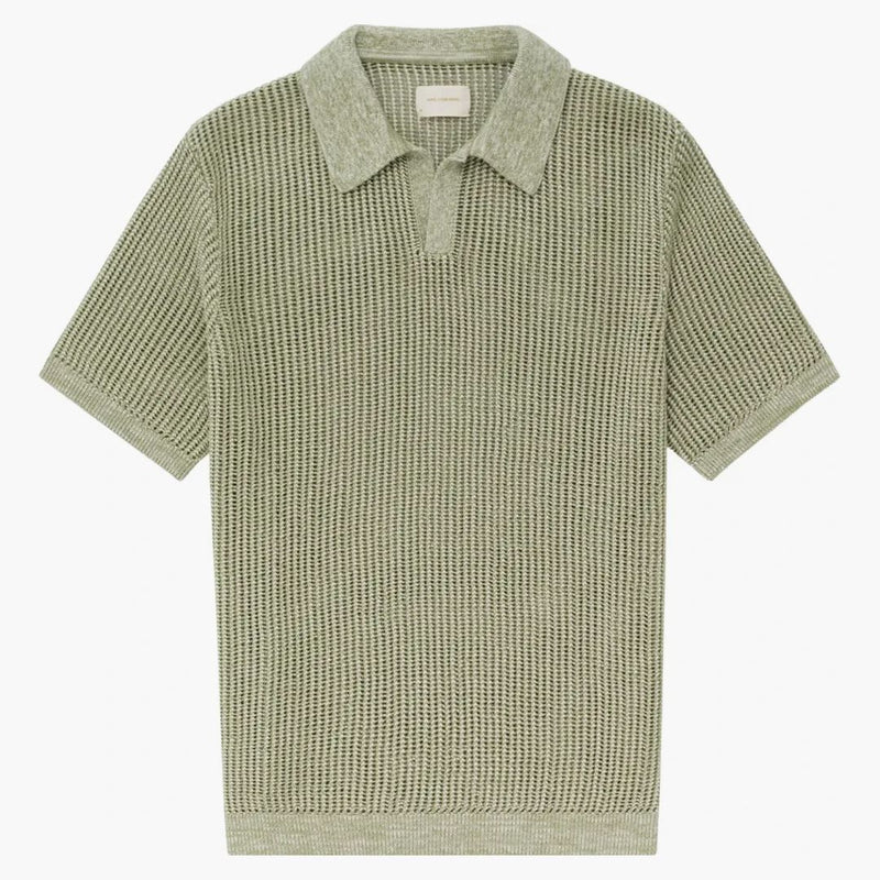 Aime Leon Dore Mesh Knit Polo (SS23) zelená