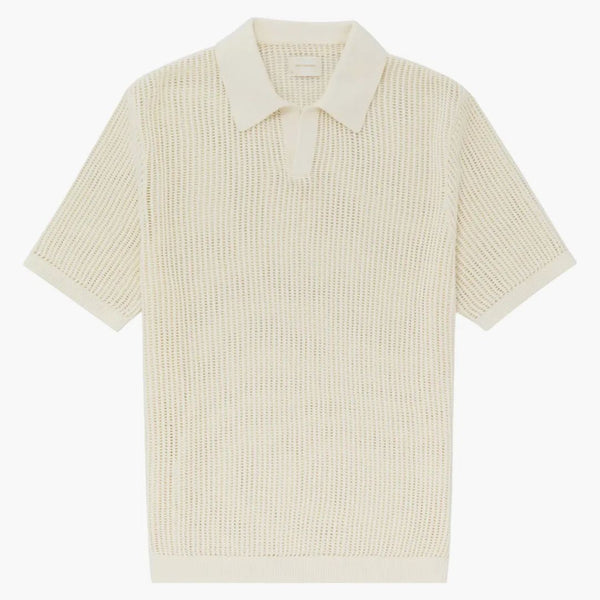Aime Leon Dore Mesh Knit Polo (SS23) White