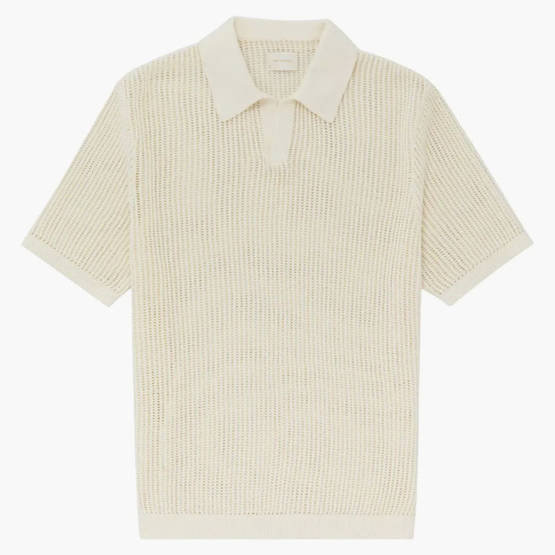 Aime Leon Dore Mesh Knit Polo (SS23) bílá