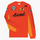 Aime Leon Dore Mesh Moto Long Sleeve Tea Orange