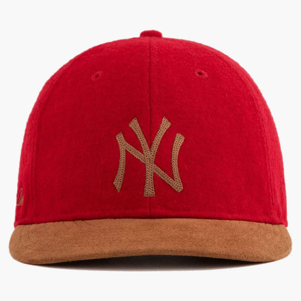 Aime Leon Dore New Era Melton Wool Yankees má červenou
