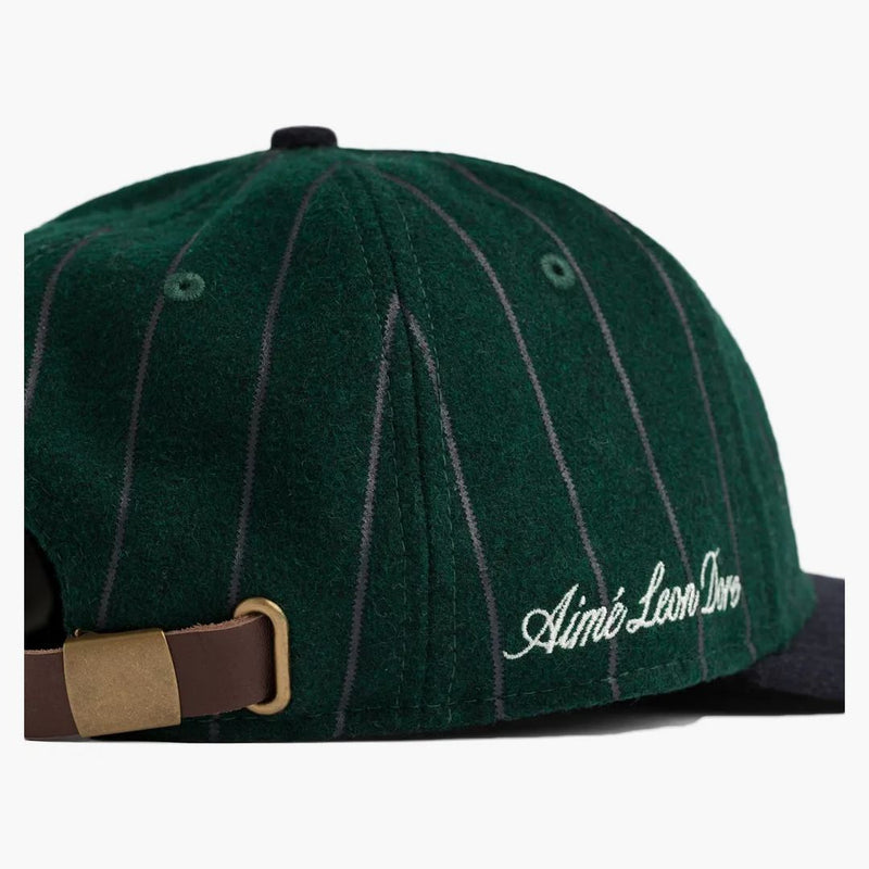 Aime Leon Dore New Era Wool Pinstripe Yankee má zelené/námořnictvo