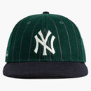 Aime Leon Dore New Era Wool Pinstripe Yankee tiene verde/azul marino