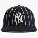 Aime Leon Dore New Era Wool Pinstripe Yankee has Navy