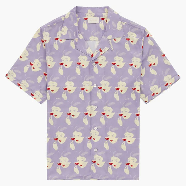 Aime Leon Dore Printed Leisure Shirt fialová