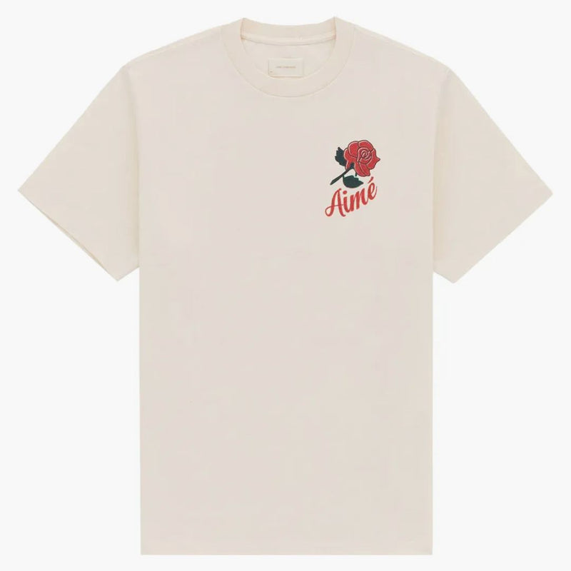 Aime Leon Dore Rose Graphic Tea Cream