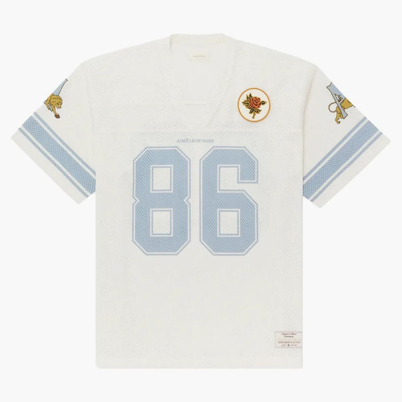 Aime Leon Dore Team Football Jersey Cream