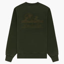 Aime Leon Dore Tonal Unisphere Crewneck Sweatshirt Green