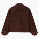 Aime Leon Dore Vanson Pony Hair Bones Chaqueta marrón