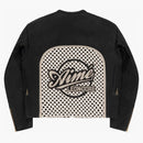 Aime Leon Dore Vanson Raffia Kožená bunda černá