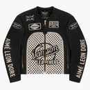 Aime Leon Dore Vanson Raffia Kožená bunda černá