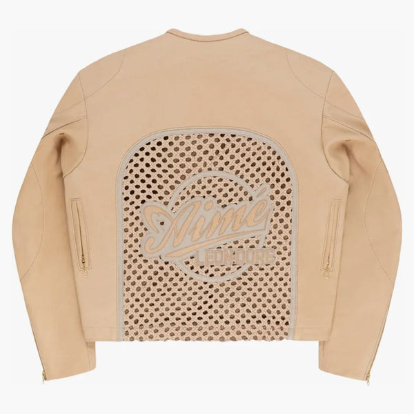 Aime Leon Dore Vanson Raffia Leather Jacket