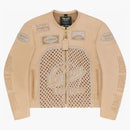 Aime Leon Dore Vanson Raffia Leather Jacket