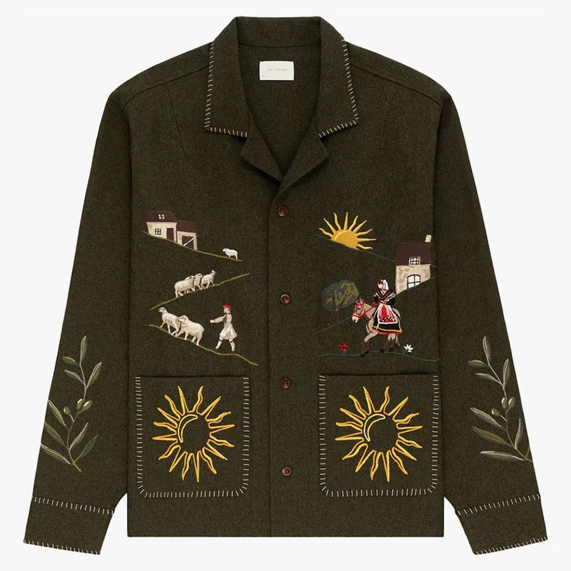 Aime Leon Dore Village Chore Shirt Olive