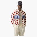 Aime Leon Dore Windstopper Polka Dot Knit Cycling Gore-Tex Jersey Cream/Blue