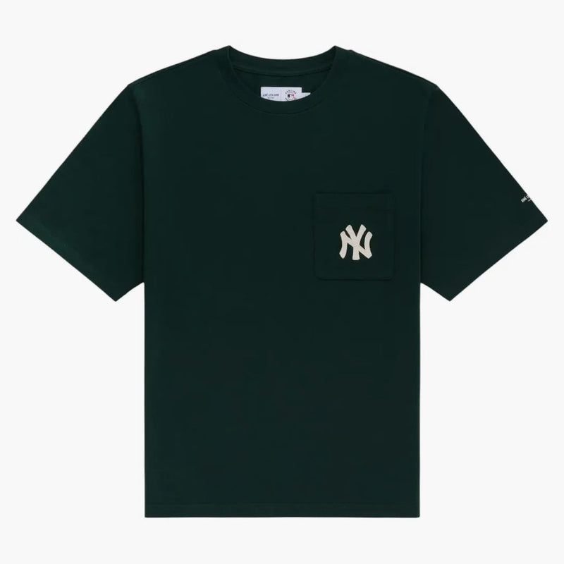 Aime Leon Dore Yankees ChainStitch Pocket Tee Green
